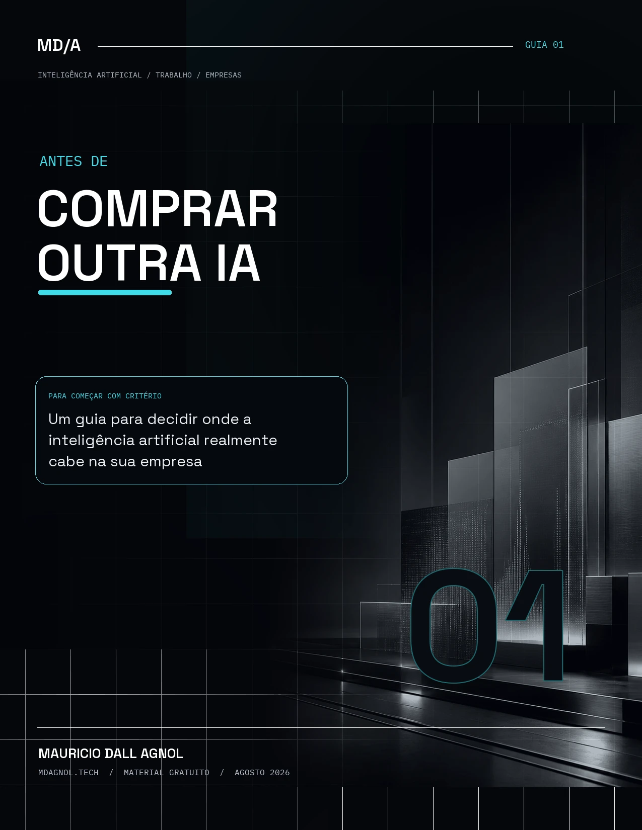 Capa do e-book Antes de comprar outra IA